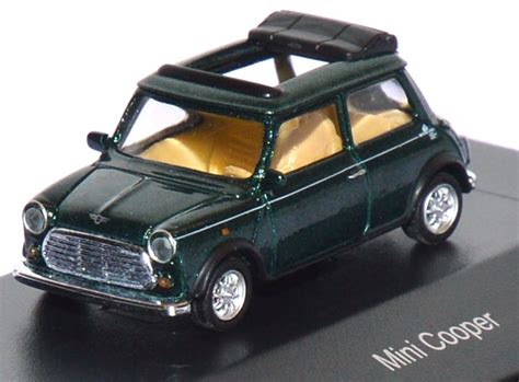 1zu87 eu Shop für gebrauchte Modellautos Mini Cooper offen grün