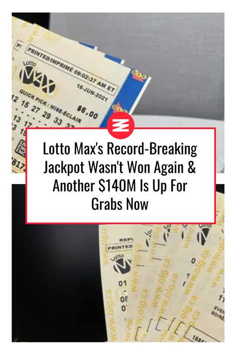 Since The Record Breaking Jackpot Of Prizes Wasn T Won On June The