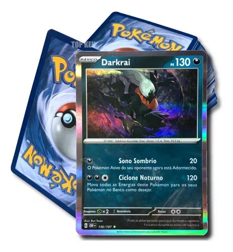 Darkrai Paralelo Raro M Tico Lote De Cartas De Pok Mon Mercadolivre