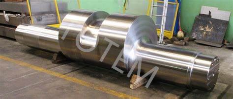 Totem Customized Harden Forging Alloy Cement Rotary Kiln Roller Shaft