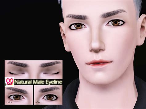 The Sims Resource Natural Male Eyeliner