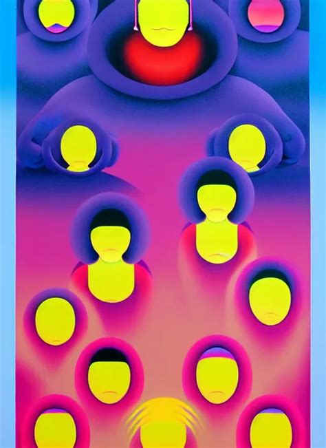 Meditaiting Men By Shusei Nagaoka Kaws David Stable Diffusion OpenArt