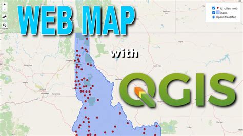 Make A Web Map With QGIS Using The Qgis2web Plugin YouTube