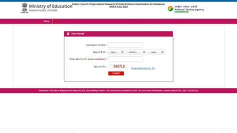 Icar Aieea Ug Result Announced At Icar Nta Nic In Direct Link