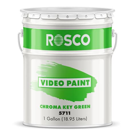 Rosco Chroma Key Green 5711 Paint 19 Litre Can Light Up My Life