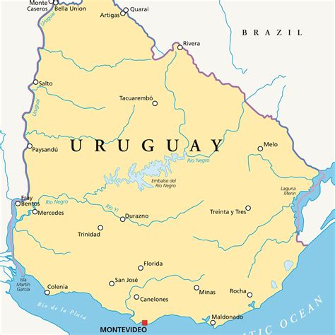 What Is The Capital Of Uruguay Mappr