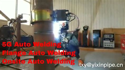 All Position Magnetic Automatic Pipeline Welding Machine FCAW GMAW