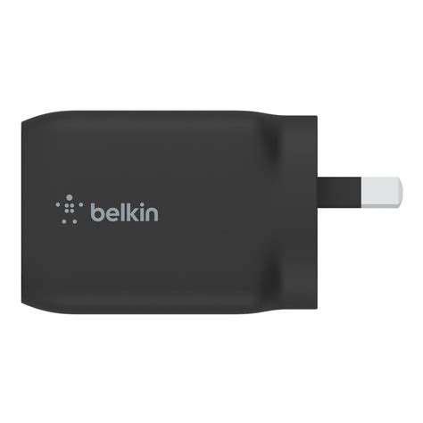 Belkin Boostup Charge Dual Usb C W Gan Wall Charger Black Jb Hi Fi