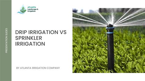 Drip Irrigation Vs Sprinkler Irrigation By Atlanta Irrigation Company