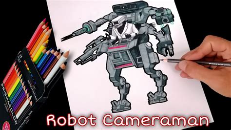 Como Dibujar El ROBOT CAMERAMAN Capitulo 54 How To Draw Skibidi