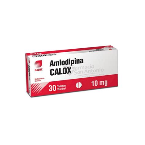 AMLODIPINA CALOX 10MG X 30 1 1 Farmacia San Antonio