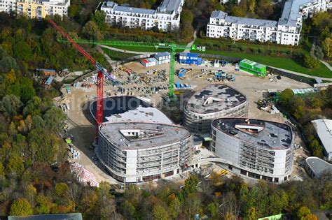 Luftbild M Nchen Baustelle Zum Neubau Des Schulgeb Udes Staatliches