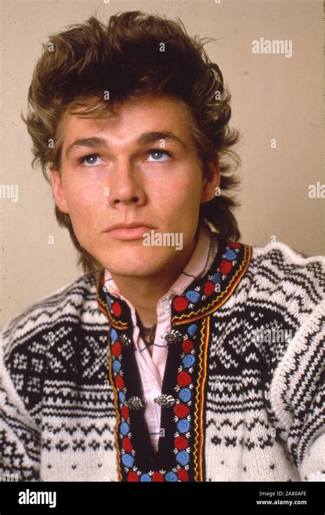 Norwegian pop group A-Ha: Morten Harket Stock Photo - Alamy