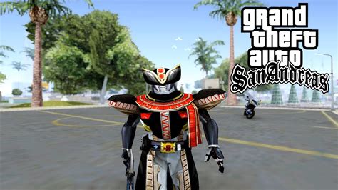 Gta Sa Kamen Rider Den O Pack Pc Android Youtube