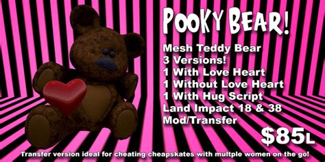 Second Life Marketplace Pooky Bear