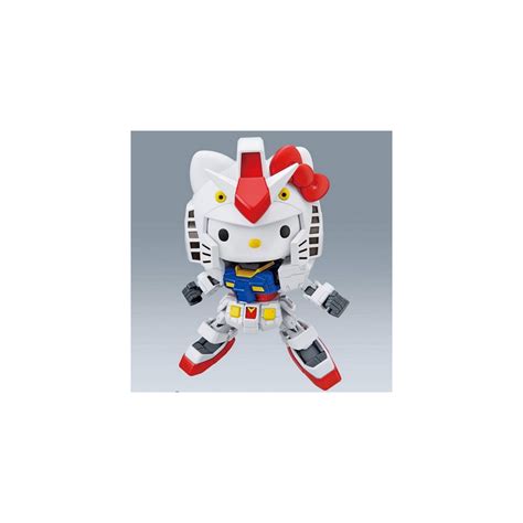 Gundam Sd Hello Kitty Rx 78 2 Gundam Sd Ex Bandai Gunpla