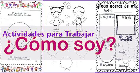 Actividades Preescolar C Mo Soy Descarga Gratis En Pdf T Cnicas