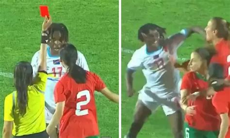 Jugadora del Congo dió un puñetazo a su rival en amistoso América