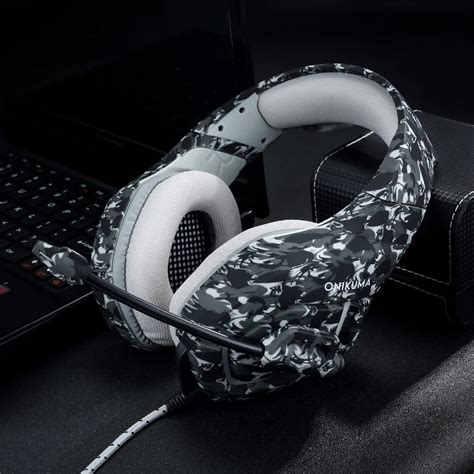 ONIKUMA K1 B Camouflage Pattern PS4 Gaming Headset Stereo Bass