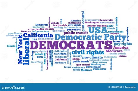 Democrats policies stock illustration. Illustration of democrat - 198835958