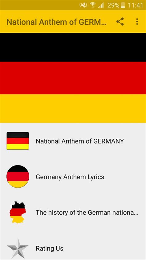 German Anthem Lyrics - Giovanz