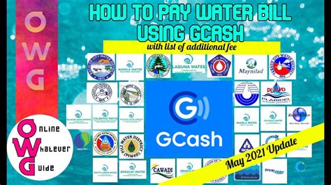 How To Pay Water Bill Using Gcash 2021 Update With Billers Additional