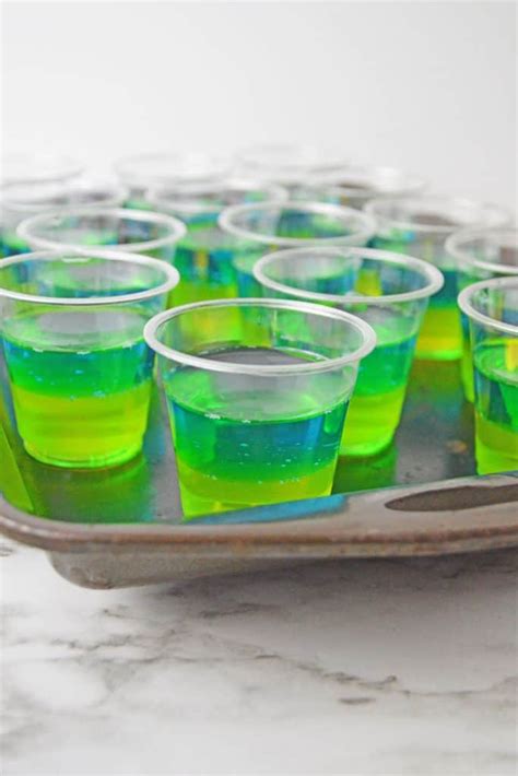 Easter Jello Shots Organized Island