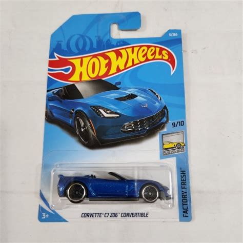 Hot Wheels Corvette C7 Z06 Convertible Card Not Mint Shopee Malaysia