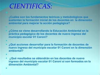 Educaci N Ambiental Ppt