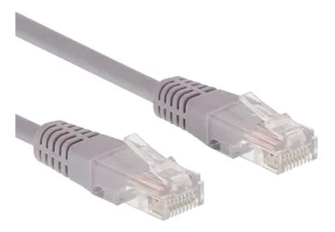 Cable De Red Patch Cord Cat 6 Gris Rj 45 Ulink 10 Metros Cuotas