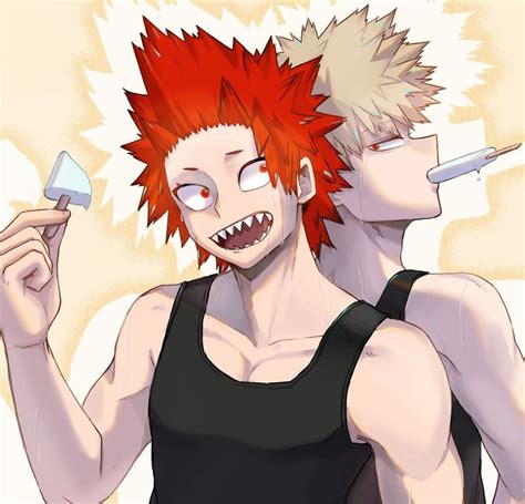 Kiribaku Bakugou Katsuki Kirishima Eijirou Boku No Hero Academia Bnha