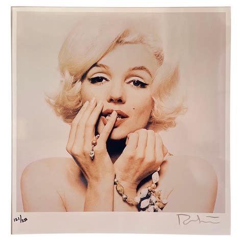 Fotograf A Bert Stern Marilyn New Boob Smile Jeweled Del Sr Monroe