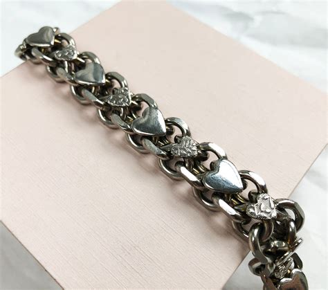 Super Chunky Silver Link Bracelets For Women Bold Statement Etsy