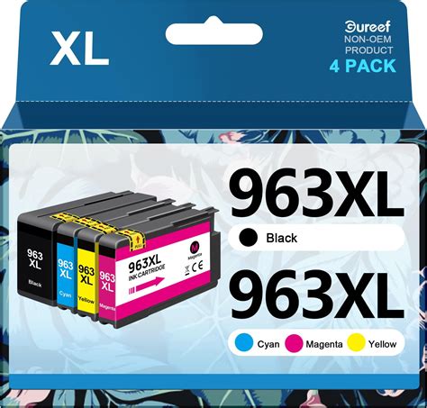 Gureef 963XL Remanufactured Ink Cartridges Multipack Replacement For HP