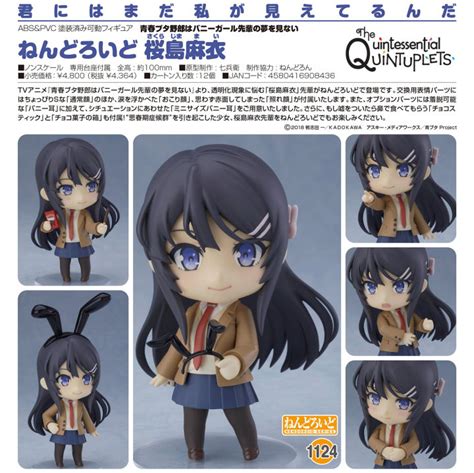 Nendoroid เนนโดรอยด์ จากการ์ตูนเรื่อง Rascal Does Not Dream Of Bunny