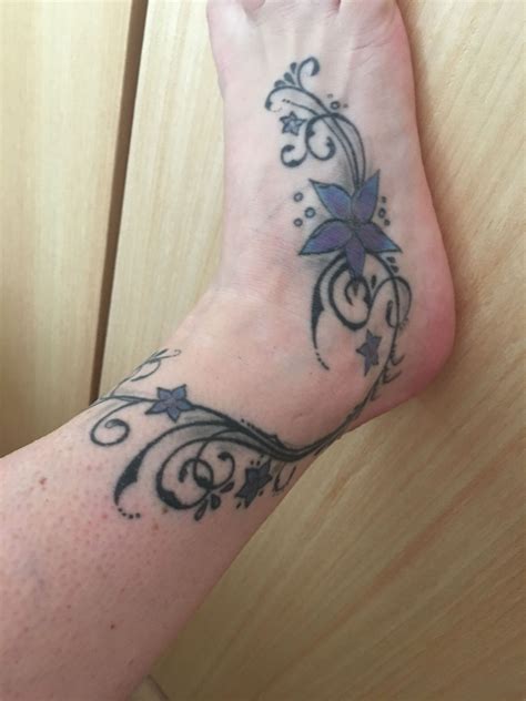 Love My Ankle Tattoo Which Covers 3 Surgical Scars Scar Tattoo Ankle