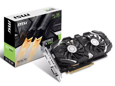 Placa De Vídeo Msi Geforce Gtx 1060 3gt Oc 3gb Gddr5 192 Bit Pci E 3 0 X16 — Hardstore