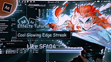 Cool Effects Glowing Edge Streak In After Effects AMV Tutorial