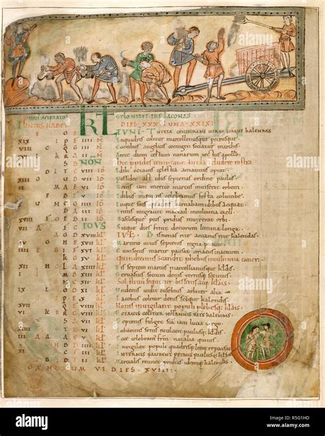 Anglo Saxon Calendar Hi Res Stock Photography And Images Alamy