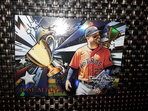 Topps Stadium Club Chrome Jose Altuve Trophy Hunting Card Rl Ebay