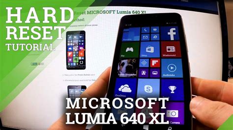 Hard Reset Microsoft Lumia 640 XL Bypass Screen Lock Protection YouTube