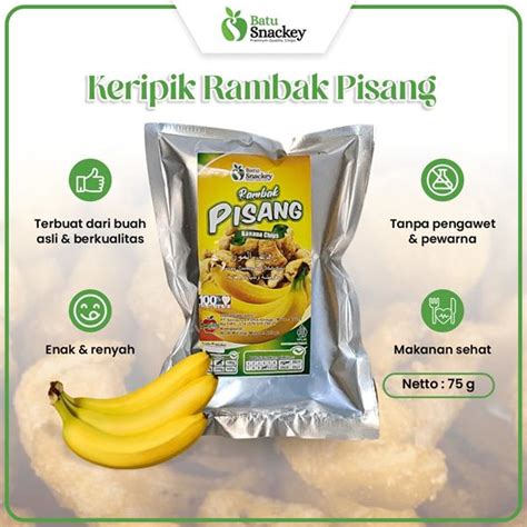 Keripik Rambak Pisang Batu Snackey Store