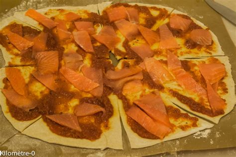 Pizza étoile à la truite fumée Kilomètre 0