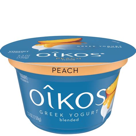 DANNON OIKOS PEACH 5.3oz | LOSHUSAN SUPERMARKET | DANNON | JAMAICA