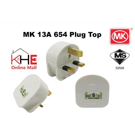 MK 654 13A Fused Plug Top SIRIM Approved 250V Shopee Malaysia