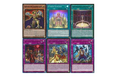 Yugioh Eldlich Tournament Deck Lord Eldlixer Sanguine Gold Lord NM Etsy