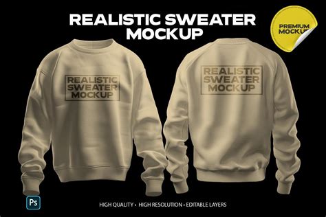 Sweater Mockup | Premium & Free PSD Mockup Store