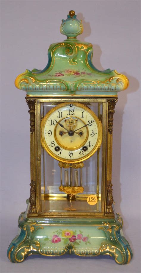 Ansonia Porcelain Crystal Regulator 1 Clock Price Guide