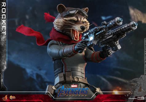 Hot Toys MMS 548 Avengers Endgame Rocket Hot Toys Complete Checklist
