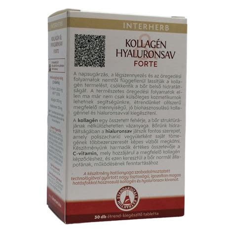 Ft Interherb Kollag N Hyaluronsav Forte Tabletta Db